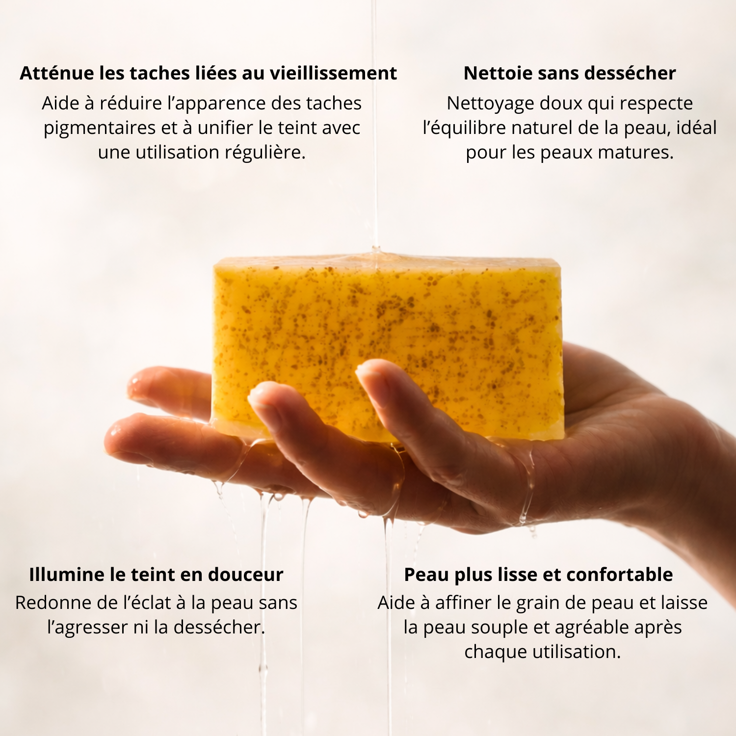 Savon Illuminateur au Curcuma Améa™